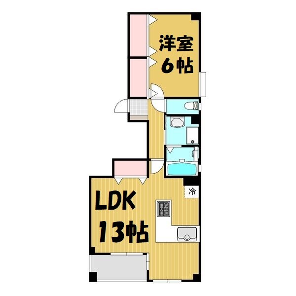 フラット松栄 間取り図