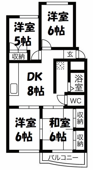 関取ハイム 間取り図