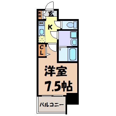 プレサンス鶴舞公園ウィズ 間取り図