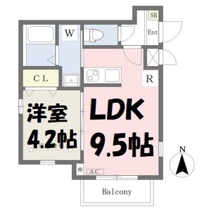 cherim黒川south 間取り図