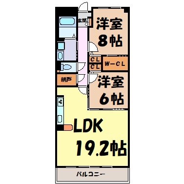 グラン・アベニュー名駅南 間取り図