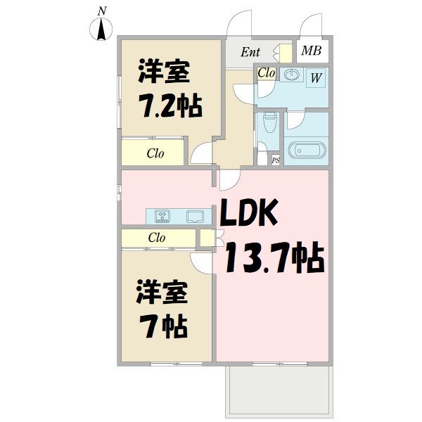 覚王山グラシオン 間取り図