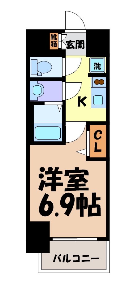 ファステート名古屋駅前ドリーム 間取り図