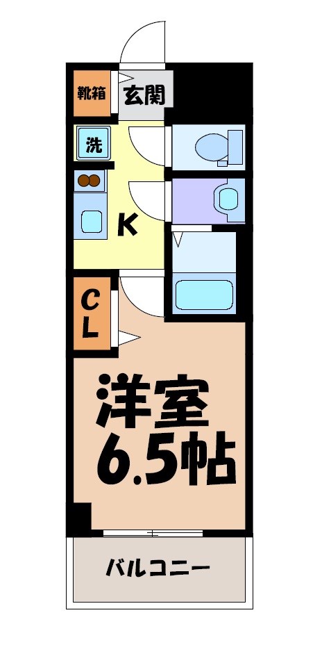 ファステート名古屋駅前ドリーム 間取り図
