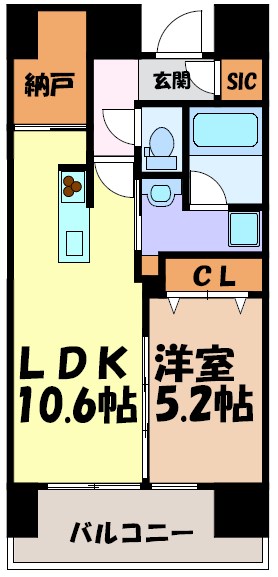 アースグランデ泉 間取り図