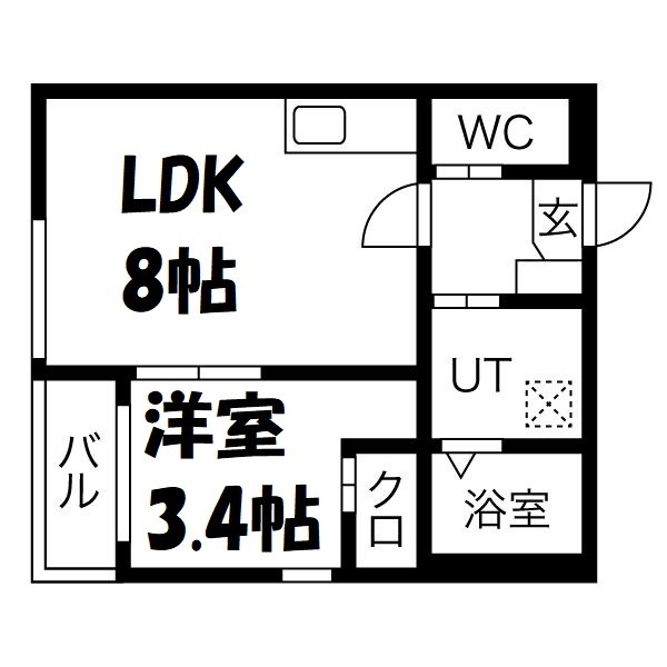 ラ・ヴェール堀田 間取り図