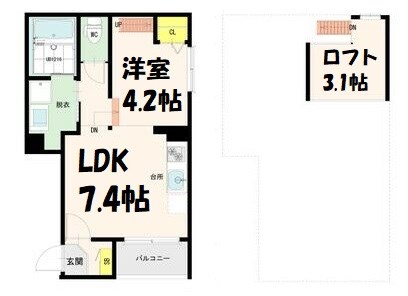 カーサヴェルデ 間取り図