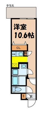 quador今池EAST 間取り図