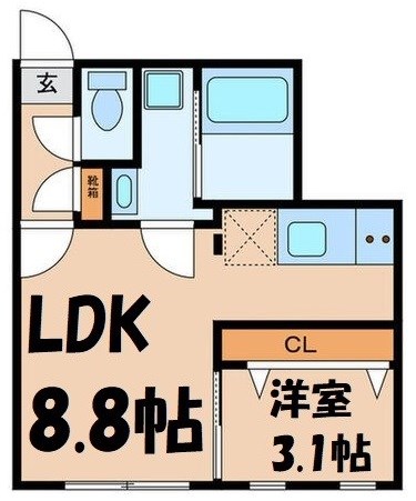 quador今池EAST 間取り