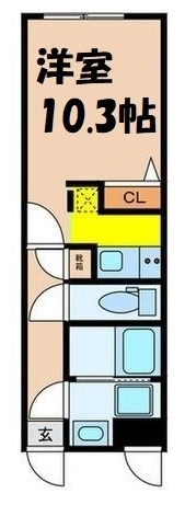 quador今池EAST 間取り図