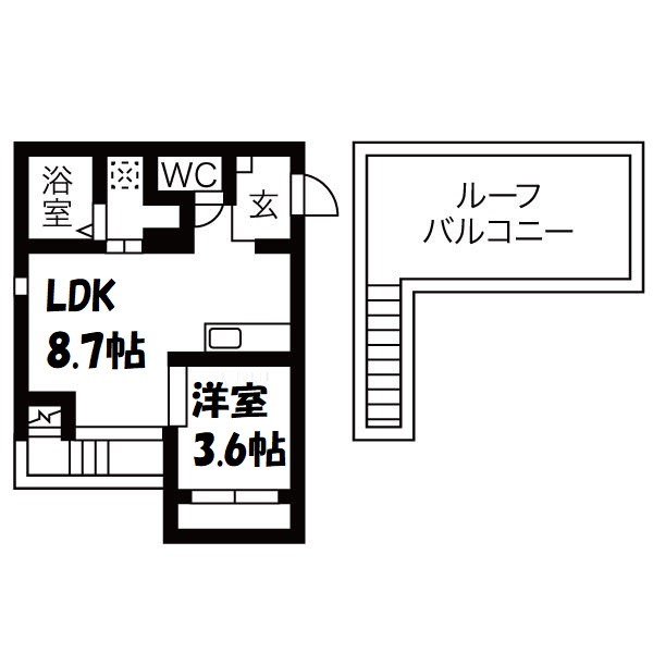 Grandtic堀田 間取り図