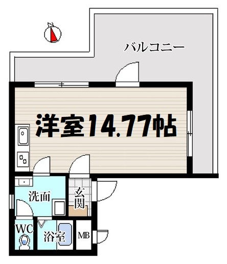 ＭＯＯＮＴＯＷＮ 間取り図