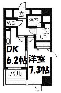 ディアコート白川 間取り図