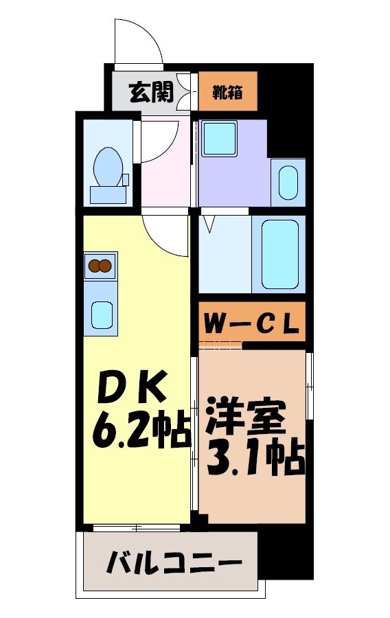 ＩＳＭ平安通 間取り