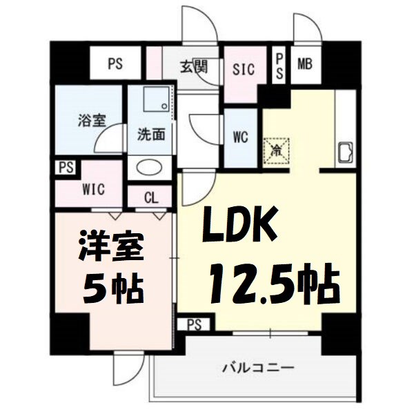 Flair丸の内 間取り図
