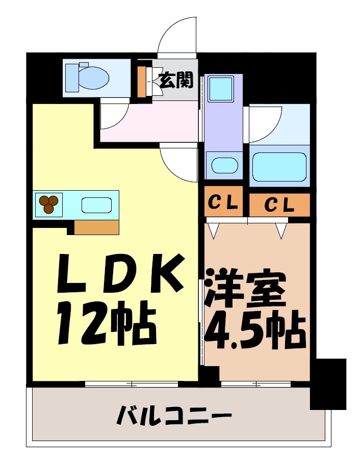 Flair丸の内 間取り図