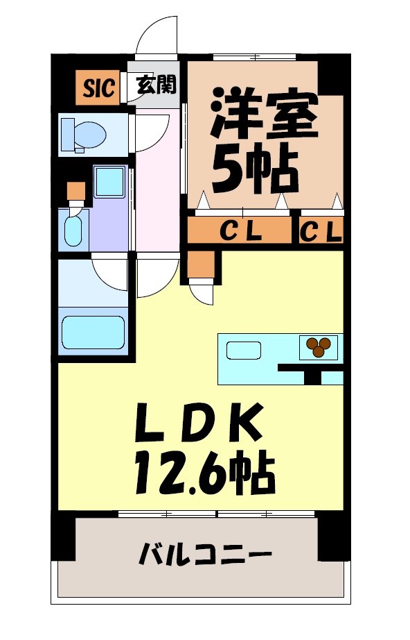 プレサンスロジェ栄パークサウス 間取り図