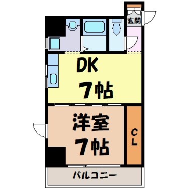 レジデンシア東別院 間取り図