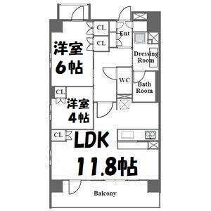 La Vita Aoi 間取り図