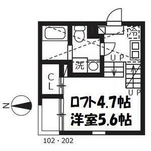 ハーモニーテラス志賀町Ⅴ 間取り図