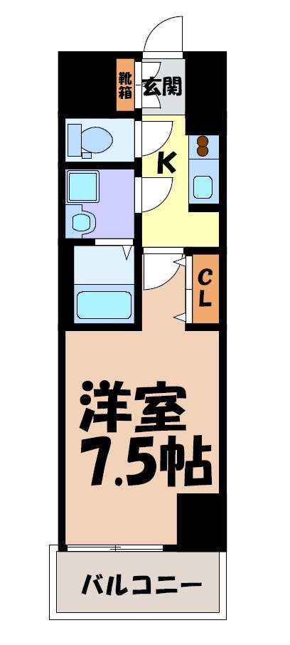 プライマル名古屋今池 間取り図