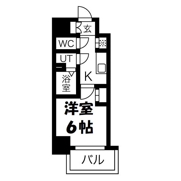 エステート金山 間取り図