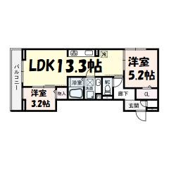 サニーコート平和 間取り図