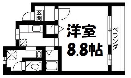 クリビアちくさＢ棟 間取り図