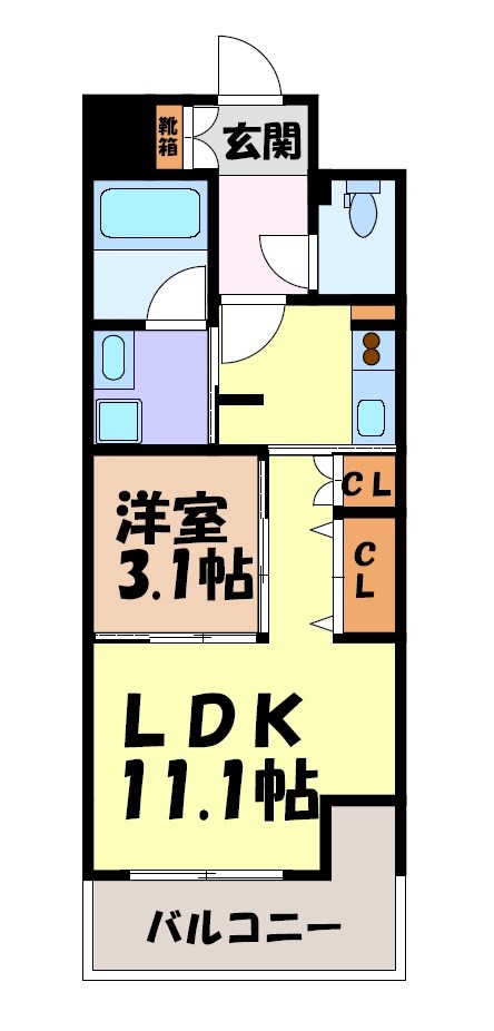 プレイス白壁 間取り図