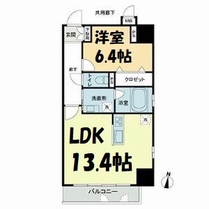 サーパスフォーシア白壁 間取り図