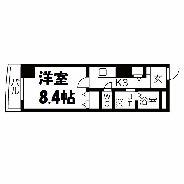 クラウザン徳川 間取り図