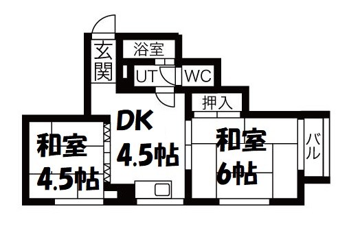 コスモスビル 間取り図