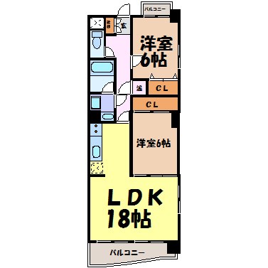 リーベンイセヤマ 間取り図