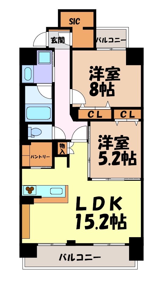 RAXA覚王山 間取り図