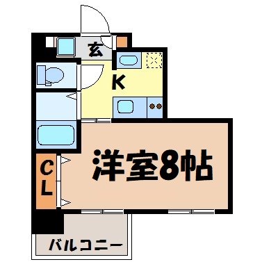 パルティール上前津 間取り図