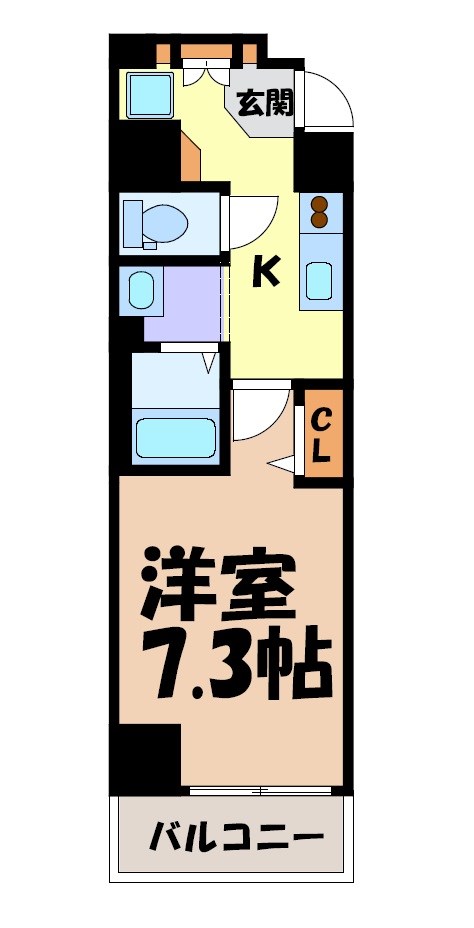 ラグゼナ上前津 間取り図