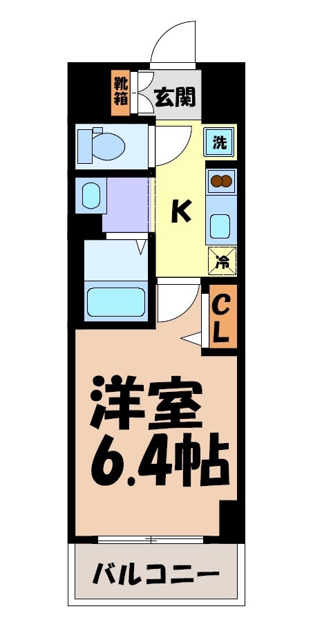 ラグゼナ上前津 間取り図