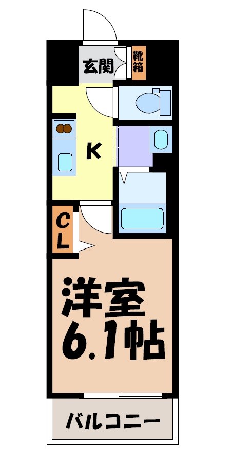 ラグゼナ上前津 間取り図