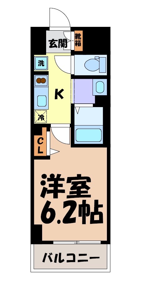 ラグゼナ上前津 間取り図