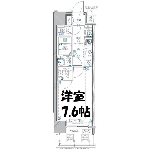 ディアレイシャス名古屋ステーション 間取り図