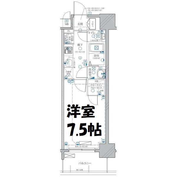 ディアレイシャス名古屋ステーション 間取り図