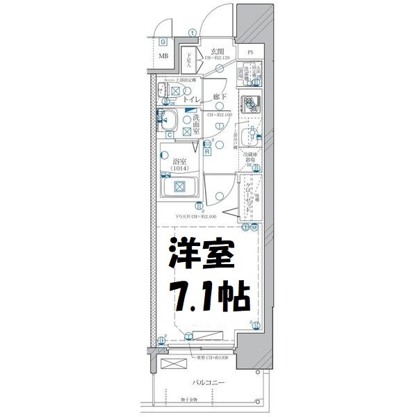 ディアレイシャス名古屋ステーション 間取り図