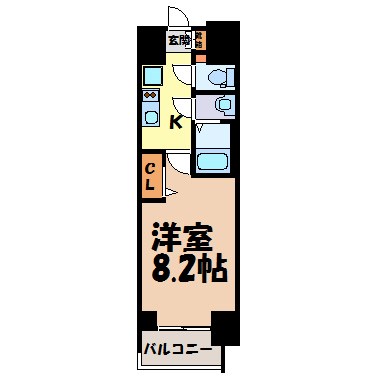 プレサンス広小路通パルス 間取り