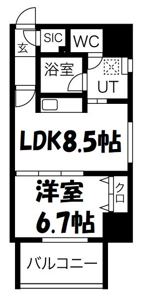 さくらHills NISHIKI Platinum Residence 間取り図