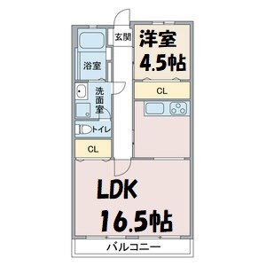 名栄ビル 間取り図