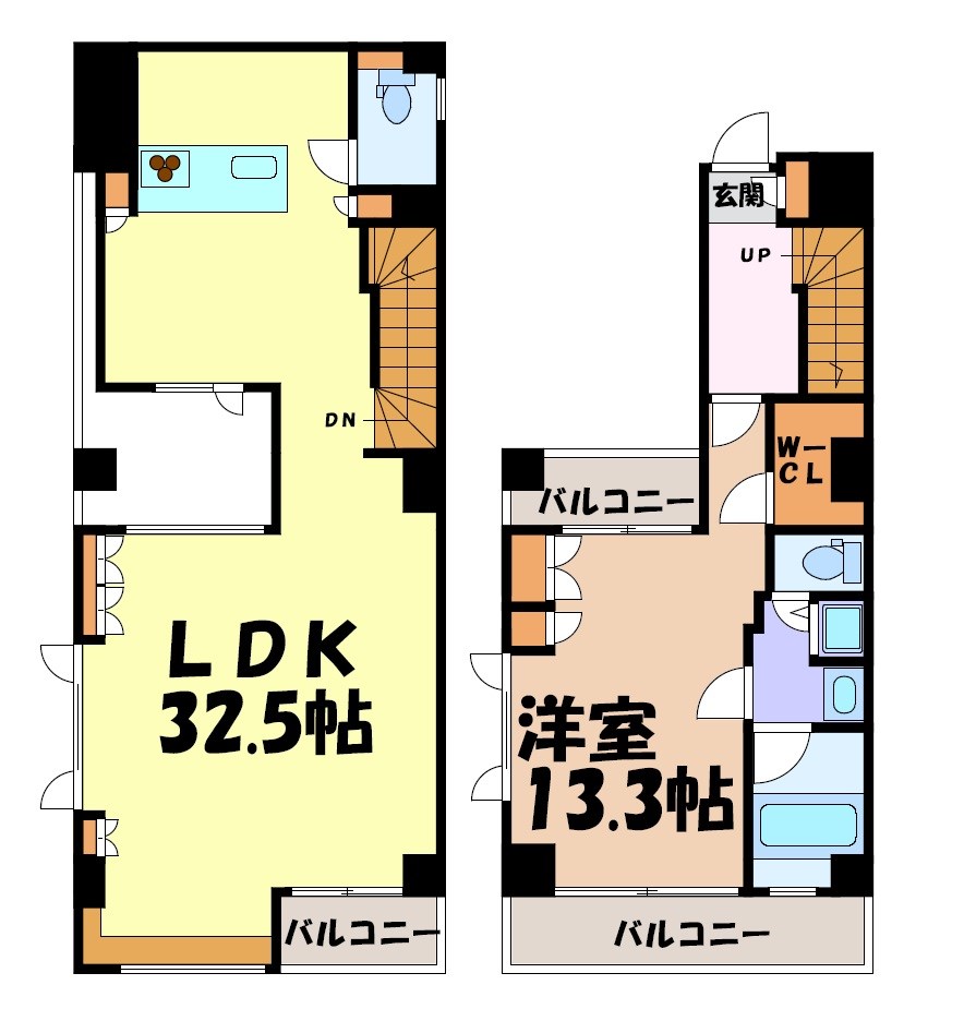 ライジング泉Ｈ・Ｍビル 間取り図