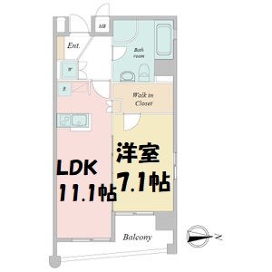 レインボーピア八熊 間取り図
