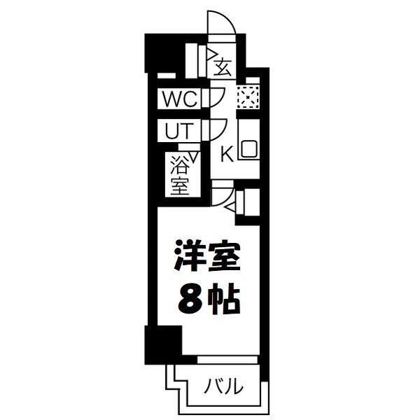 メイクス高岳 間取り図