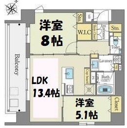 アヴァンセテラス白壁 間取り図