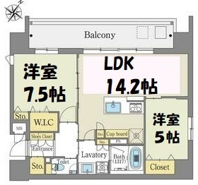 アヴァンセテラス白壁 間取り図